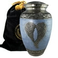 thumbnail image 2 of Blue Loving Angel Wings Urns for Cremation Ashes Large Urn XL or Small Keepsake Urns for Human Ashes & Urns for Human Ashes for Home or Burial Small Urns for Human Ashes, 2 of 11