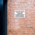 thumbnail image 4 of Classic Framed Plus Gym Users Notice: We Do Not Advise Leaving Your Belongings Unattended & Accept No Liability For Any Loss or Damage Wall or Door Sign | Disclaimer Waiver Notice - Medium, 4 of 8