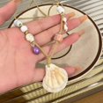 thumbnail image 4 of Natural Beaded Shell Necklace Lightweight Summer Jewelry Versatile Beachwear Accessory Gift for Women And Teens, 4 of 4