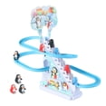 thumbnail image 3 of Juego de pista de carreras de pingüinos con música Juego de toboganes de pingüino pequeño Juguete para subir escaleras de pingüino Escaleras de juguet , 9 pinguino, 3 of 8