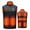 Black#25, variant on ZCFZJW Heated Vest for Men Women with Dual Control, Lightweight Warming Heated Puffer Vest Rechargeable Smart Electric Heating Vest Black#22 L