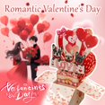 thumbnail image 2 of Tarjeta de San Valentín 3D Pop-Up FIAMR Amor Romántico, 2 of 9