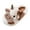 Half-wrapped Cow Brown, variant on Drecage Toddler Boys Girls Cute Shark Slippers Kids Non-Slip Fuzzy Bedroom House Shoes