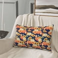 thumbnail image 5 of Fuzoiu fall Pumpkin Daisy Print Fuzzy Pillowcases, Super Soft Pillow Case Cover with Zipper for Bedroom, Sofa, Couch,Cozy Pillow Shams for All Seasons-20"x30", 5 of 6
