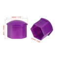 thumbnail image 3 of 20pcs 21mm Purple Plastic Car Wheel Nut Lug Hub Screw Rim Bolt Covers Dust Protection Cap, 3 of 6