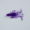 thumbnail image 4 of Opolski 20Pcs Artificial Shrimp Lure Reusable Flexible PVC Plastic Hairy Shrimp Bait Fishing Accessory, 4 of 8