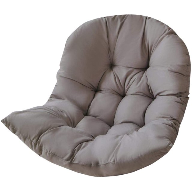 Silla de huevo columpio hamaca cojín colgante cesta cuna mecedora cojín jardín al aire libre interior decoración del hogar sin silla oscilante Fivean unisex
