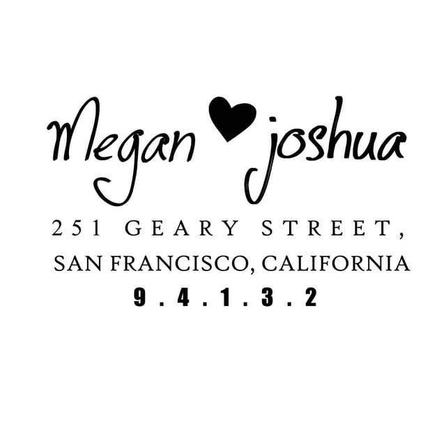 Custom Save The Date Rubber Stamp Self Inking Address Stamp Wedding Invitation Personalized Gifts RSVP