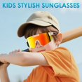 thumbnail image 3 of Gafas de Sol Deportivas Polarizadas para Niños OZOKSKS para Béisbol, Edades 6-15, 3 of 7