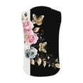 thumbnail image 6 of Levmjia Womens Tank Tops Printed Sleeveless Round Neck Blouse Casual Pullover Tops Comfortable Polyester Stretch Fit Fashion Basic Tee Daily Wear Spring Summer, 6 of 6
