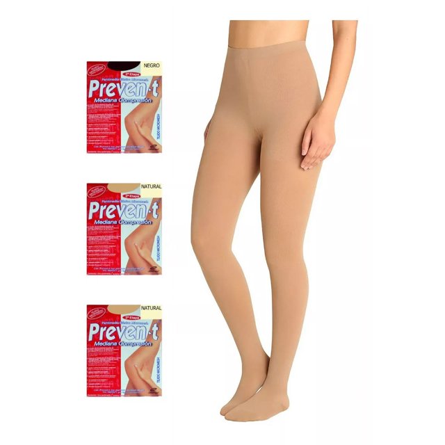 3 Pantimedias D Compresion Media Prevent Varices Circulacion