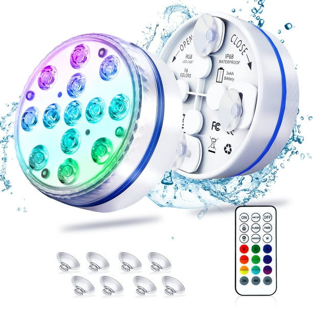 Submersible Led Pool Lights for Above Ground Pools IP68 Waterproof