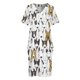 thumbnail image 4 of Vestido holgado con estampado de bull terriers para mujer vestido con bolsillo divertido, 4 of 7