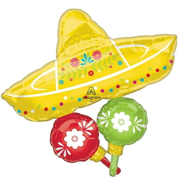 32 inch Viva La Party Foil Mylar Balloon - Party Supplies Decorations