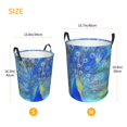 thumbnail image 5 of Fotbe Peacock Laundry Basket with Handles, Waterproof Large Laundry Hamper, Wash Bag for Corner Dorm, Rolling Laundry Basket with Handles-Medium, 5 of 8