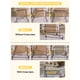 thumbnail image 5 of Juego de bandejas para servir de porcelana Yedio de 3 niveles con soporte estable, 5 of 6