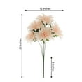 thumbnail image 3 of Efavormart Pack of 2 | 20" Dahlia Flower Bushes, Artificial Wedding Bouquets - Blush | Rose Gold, 3 of 11