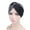 Gray, variant on UDIYO Soft Velvet Head Scarf Stretch Wrap Cross Twist Cap Headwear Women Accessory