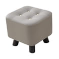 thumbnail image 4 of Tongina Small Footstool Ottoman Stool Stylish Stable Foot Rest Stool Shoe Changing Stool for Office Playroom Living Room Home Bedroom Grey, 4 of 8