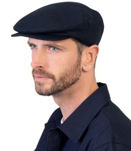 Hanan Hats Vintage Driving Cap 100% Linen Men's Flat Hat Handcrafted in ...