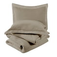 thumbnail image 3 of Hitime Ultra Soft Queen Size Comforter Set 3 Pieces Gentle Down Alternative Bedding 1 Lightweight Comforter and 2 Pillowcases, 3 of 9