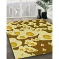 thumbnail image 2 of Ahgly Company Indoor Round Patterned Dark Bisque Brown Area Rugs, 7' Round, 2 of 6