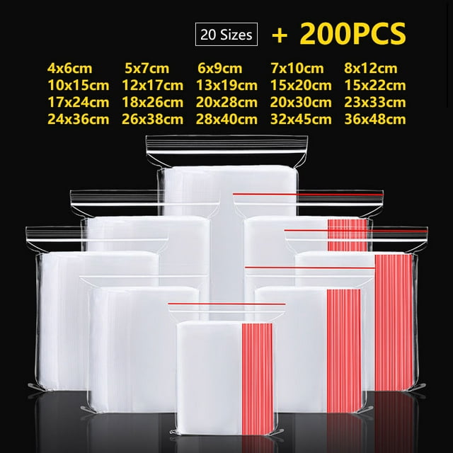 Small Zip Lock Plastic Bags Reclosable Transparent Bag Vacuum Storage Bag Clear Bags Ziplock Food Storage Bags plastic zip bag
