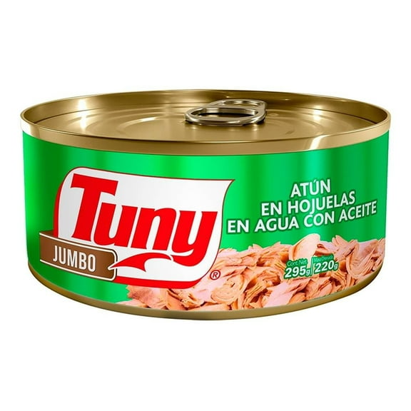 Atún Tuny en agua con aceite jumbo 295 g