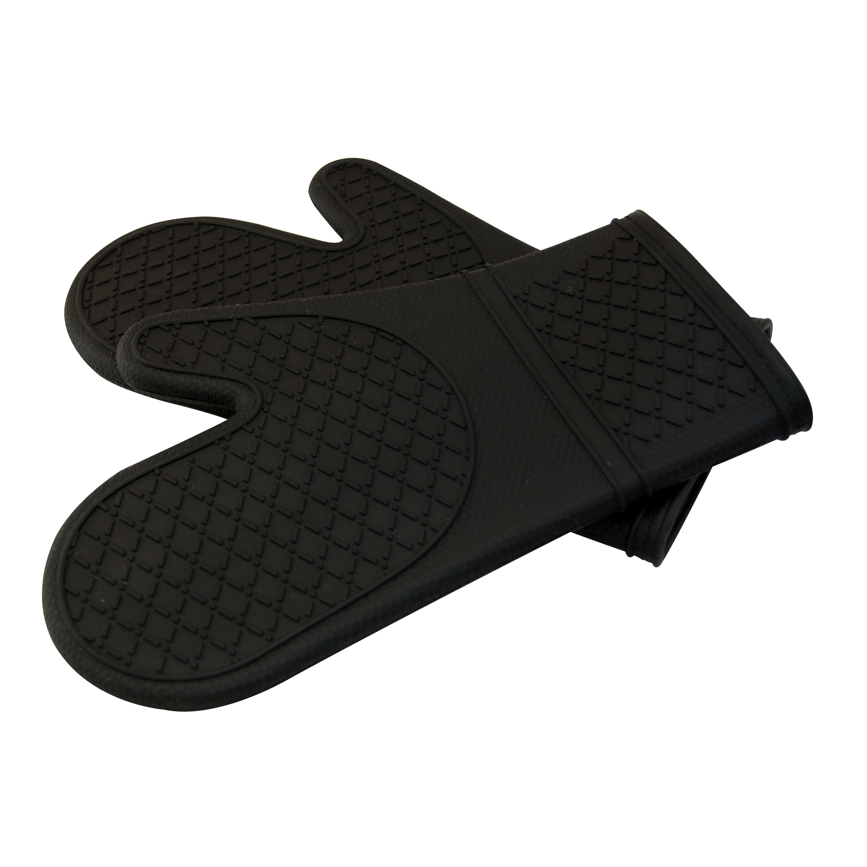 Le Chef  Ultra-flex Silicone Padded Kitchen Oven Mitts (Set of 2) Blue Diamond
