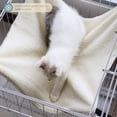 thumbnail image 2 of Hamaca para gatos con correas ajustables y gancho de metal, cama estable de doble cara para gatos, mascotas y otros animales pequeños, 2 of 8