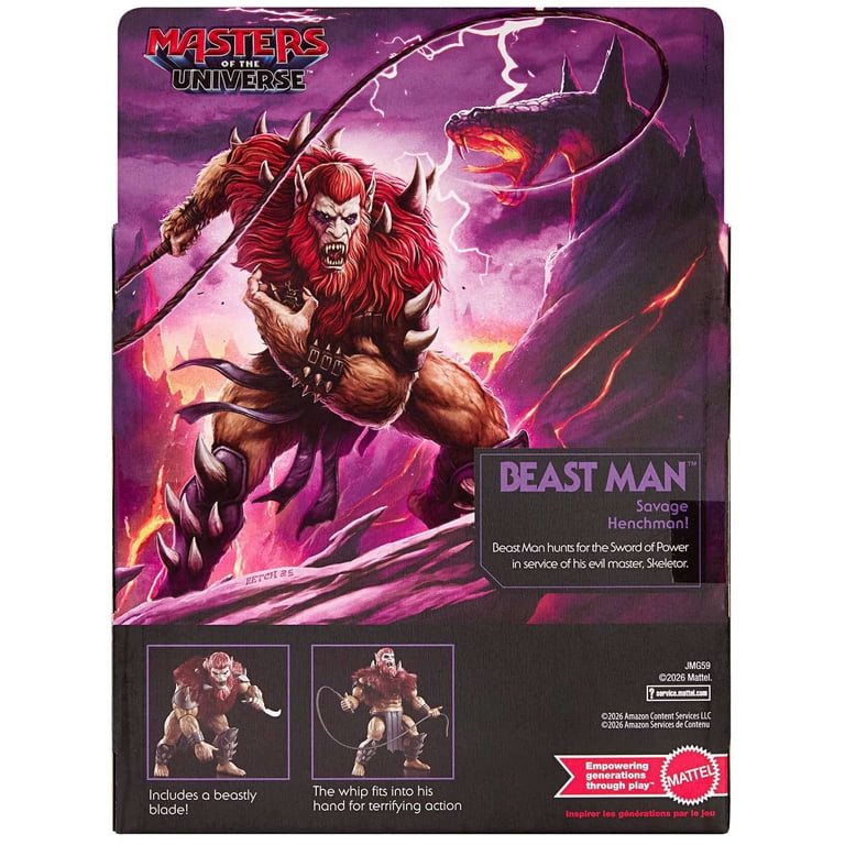 MASTERS OF THE UNIVERSE BEAST MAN 未開封 Masters of the Universe Origins Beast Man Deluxe Action Figure