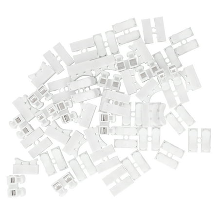 

Spring Connector 100pcs CH-2 Connectors For LED Ceiling Light Flame Retardant 2 Port Press Terminal