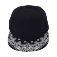 thumbnail image 4 of Gorra de béisbol Quanhaigou snapback con estampado paisley floral, 4 of 8