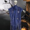 thumbnail image 6 of Halloween Skeleton, 5.4FT Life Size Realistic Human Bones with Joints Pose Prop Decoration for Party or Graveyard, 6 of 9