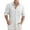 White, variant on JTieacloth Mens Dress Shirts Mens Casual Loose Solid Color Lapel Pocket Long Sleeve Shirt Blue