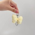 thumbnail image 2 of Yiran Bow Metal Heart Pendant Keychain, Yellow, 1 Pack, 2 of 11