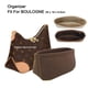 thumbnail image 2 of Organizador de monedero de fieltro con tamaño de color personalizado, bolsa interior para modelador de bolsos con monograma BOULOGNE, 2 of 4