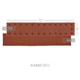 thumbnail image 2 of VHC Brands Burgundy Star, Cotton, 13x72, Woven Runner, Red, Rect, 2 of 5