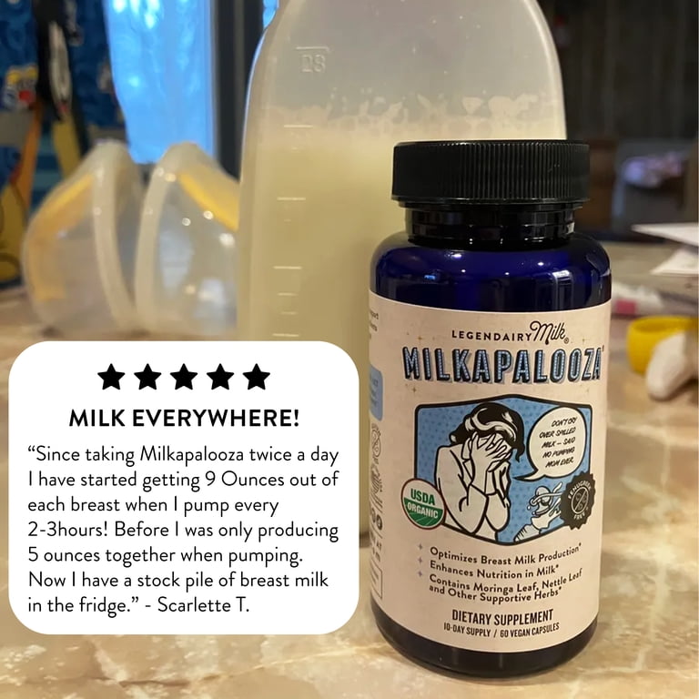 2 pack) Legendairy Milk Milkapalooza, Organic Lactation Supplement