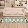 thumbnail image 2 of Yayeee Runner Rug for Bedroom 2'x6' Machine Washable Hallway Non Slip Mat, Beige Floral, 2 of 8