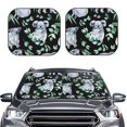 thumbnail image 2 of Fotbe Cartoon Koala Bear 2-Piece Car Windshield Sun Shade | Sun Blocker for Car Windshield | Foldable Automotive Interior Accessories for Sun Protection-Large, 2 of 7