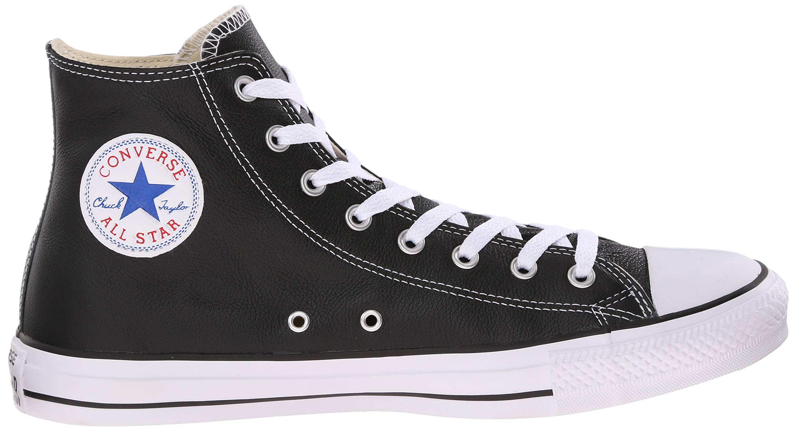 Converse Chuck Taylor All Star Hi Leather Sneakers Black - image 5 of 8