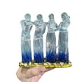 thumbnail image 3 of Xqxayjr under $5 Sculpture Gift, Three Sisters Sculpture, Angel Women Figurine Home Decor, Celebration of Friendship Gift, Crystal Glass Art Statue, Christmas Birthday Gift Sculpture, 3 of 5
