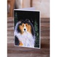 thumbnail image 2 of Starry Night Collie Greeting Cards and Envelopes Pack of 8, 2 of 2