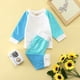 thumbnail image 5 of Gibobby Conjunto 2 uds. de pantalones para niños Conjunto de ropa interior de manga larga para niños y niñas pequeñas, pantalones(Azul, 6-9 Meses), 5 of 5