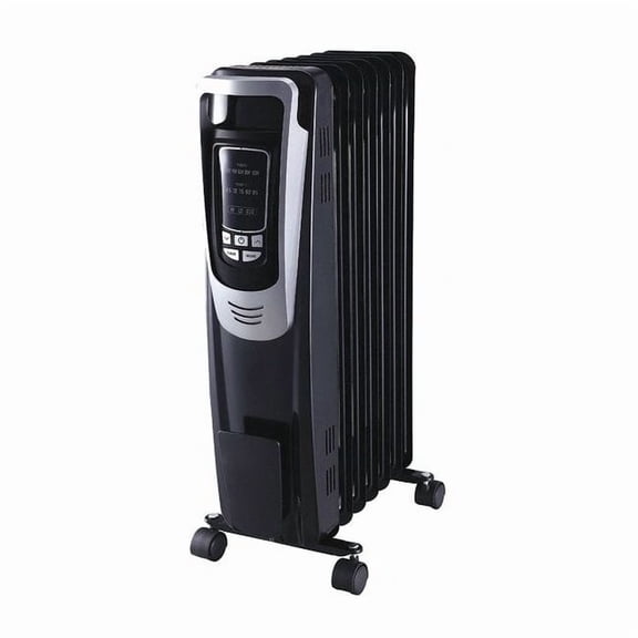 Portable Electric Heater, 1500W, 120V AC, 1 Phase, 5118 BtuH, Non-Oscillating 53TY91