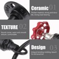 thumbnail image 2 of 1pc Wall Mounted Towel Ring Rack Hanger for Bathroom Home Black, 2 of 9