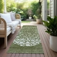 thumbnail image 5 of Addison Rugs Chantille Indoor/Outdoor Transitional Circles Olive Washable Runner Rug, 2'3" x 7'6", 5 of 5