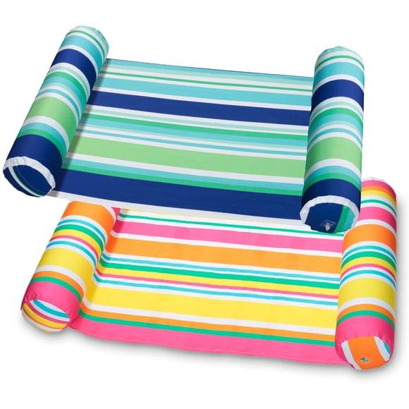 Paquete de 2 hamacas inflables para piscina JOYIN Saddle Lounge