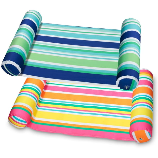 Paquete de 2 hamacas inflables para piscina JOYIN Saddle Lounge